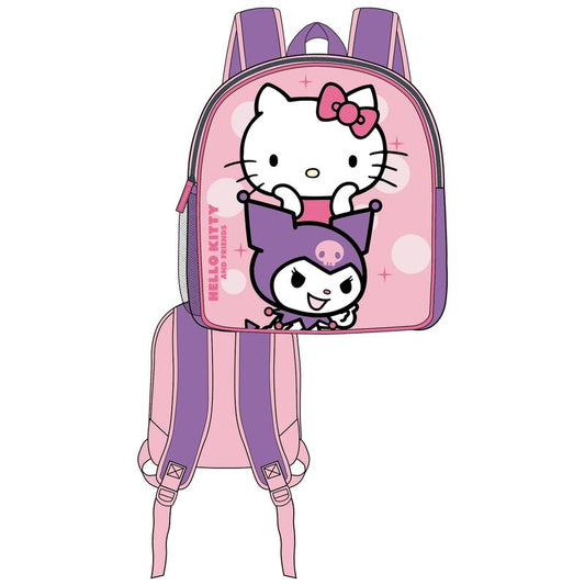 Mochila 3D Kuromi & Hello Kitty 30cm