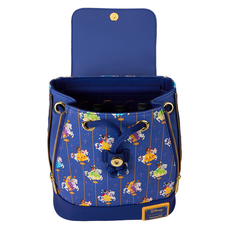 Mochila Carousel Princesas Disney Loungefly 26cm