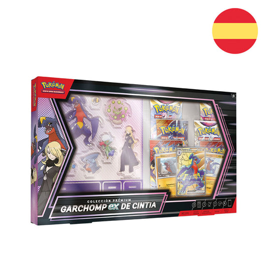Blister juego cartas coleccionables Garchomp ex de Cintia Juntos de Aventuras Pokemon español
