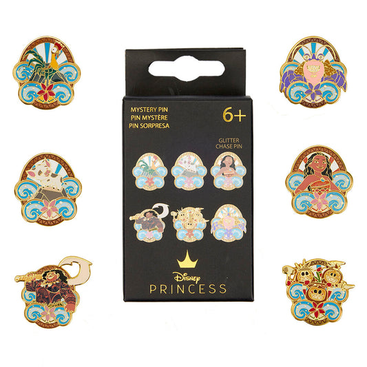 Blind Box Enamel Pin Vaiana Moana Disney Loungefly surtido