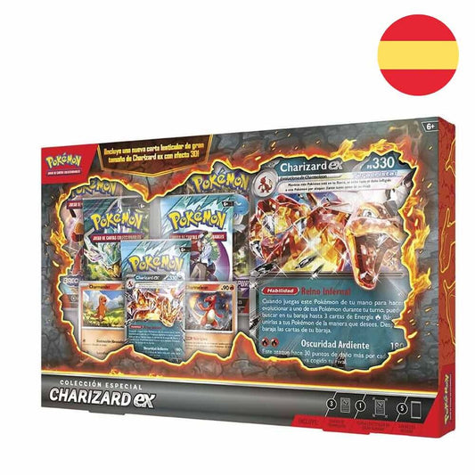 Blister juego cartas coleccionables Charizard Pokemon español
