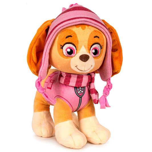Peluche Invierno Skye Patrulla Canina Paw Patrol 27cm