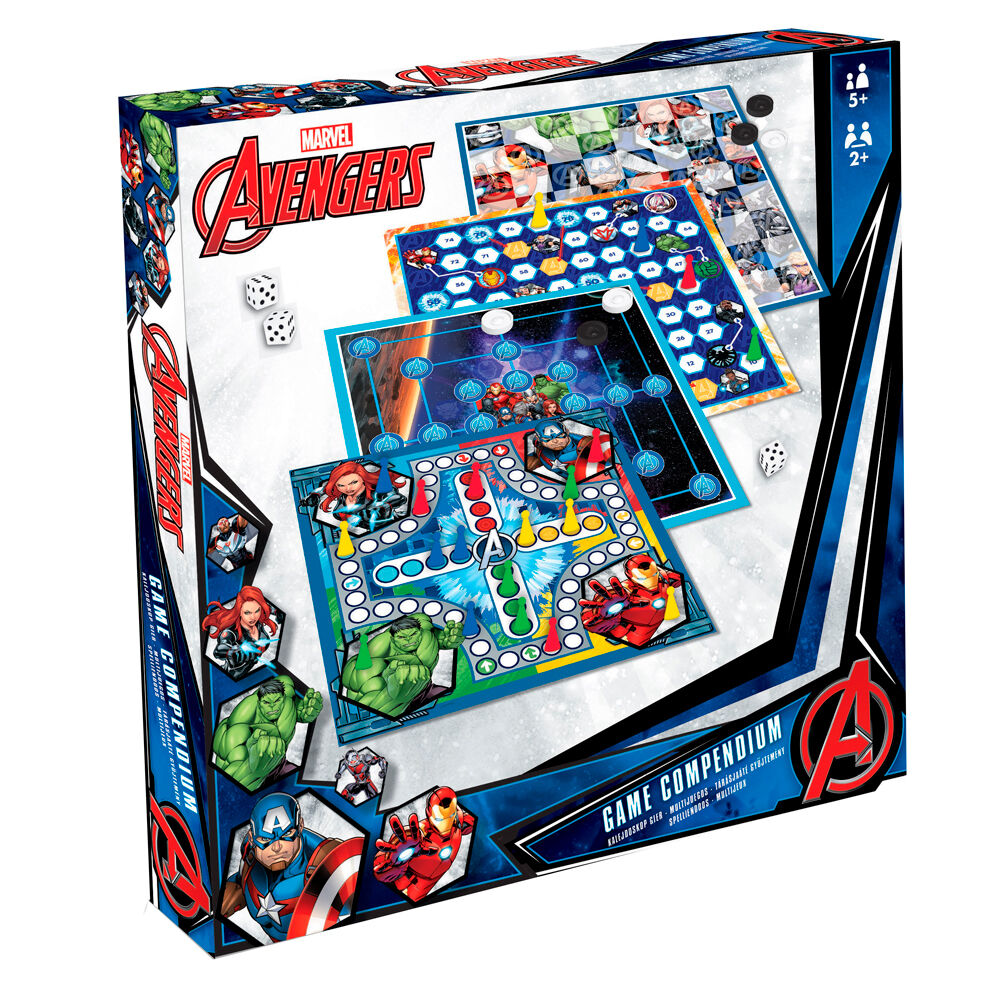 Set 4 juegos de mesa Los Vengadores Avengers Marvel