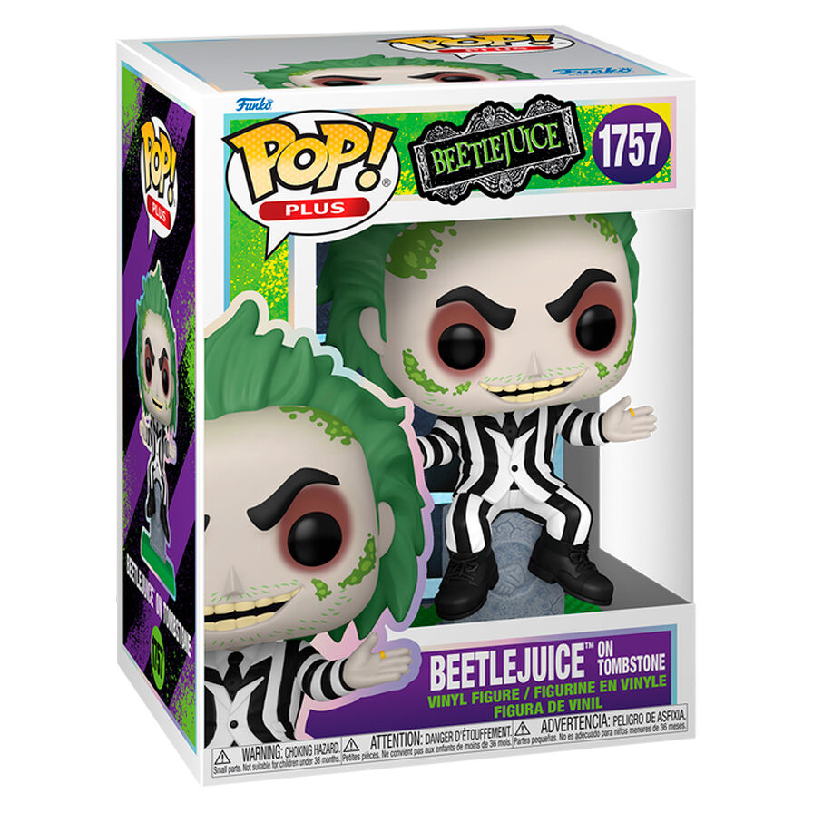 Figura POP Bitelchus Beetlejuice On Tombstone