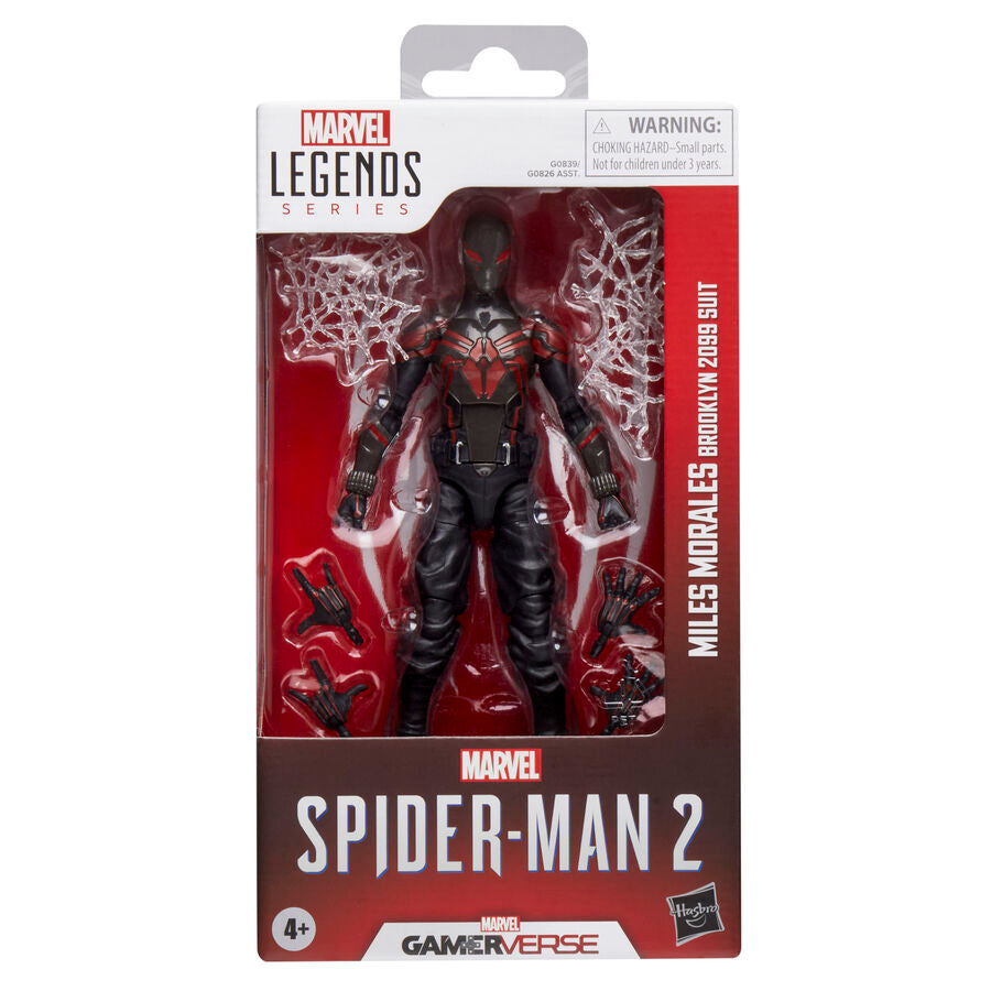 Figura Miles Morales Brooklyn 2099 Suit Spider-Man 2 Marvel Legends 15cm